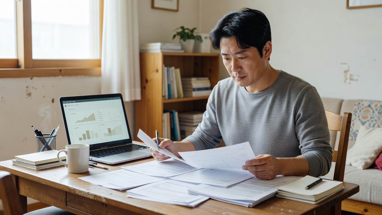 정부 지원금 신청 자격을 위한 소득과 재산 기준 확인