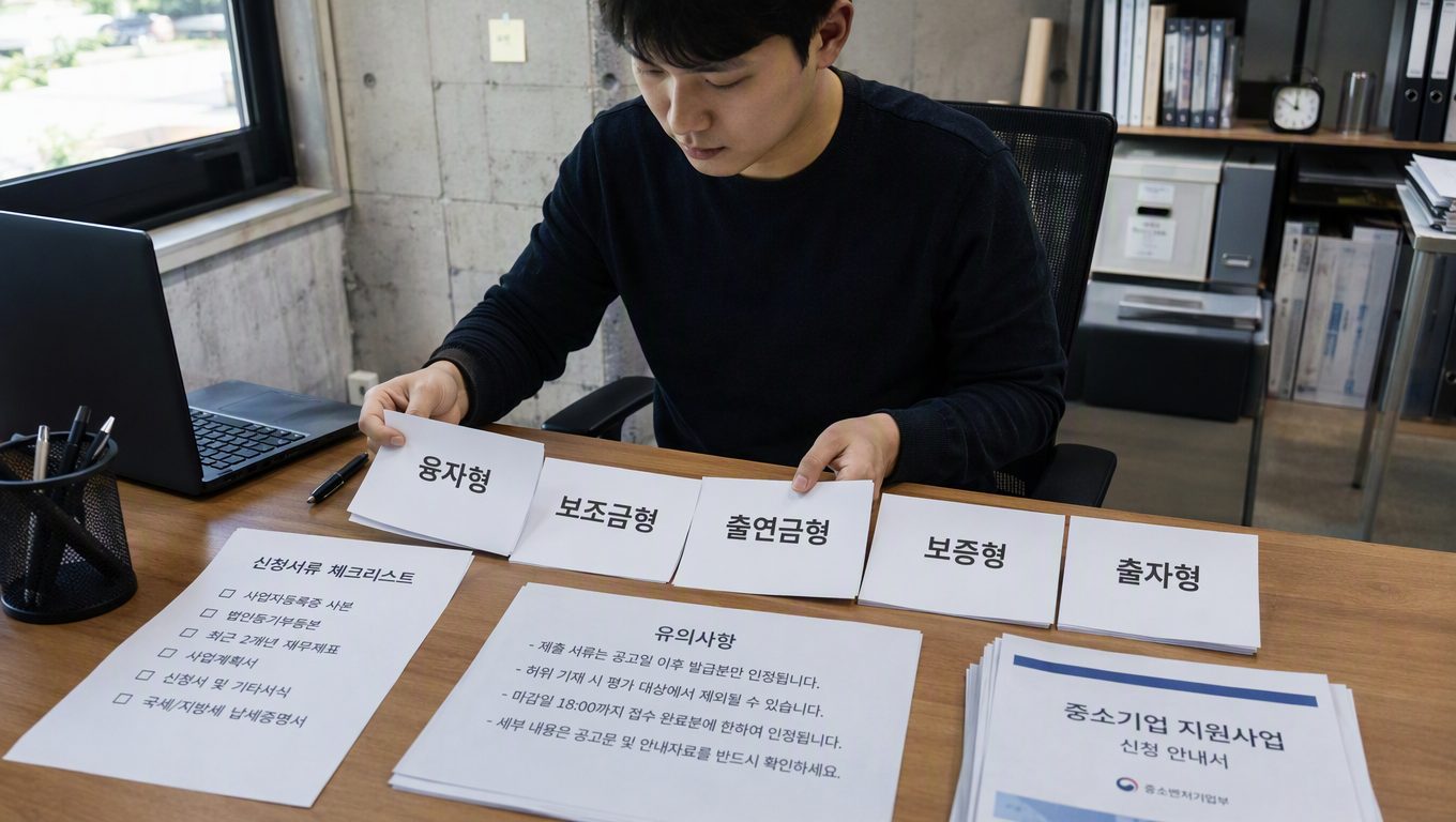 정부 지원금 종류별 특징과 신청·관리 주의점