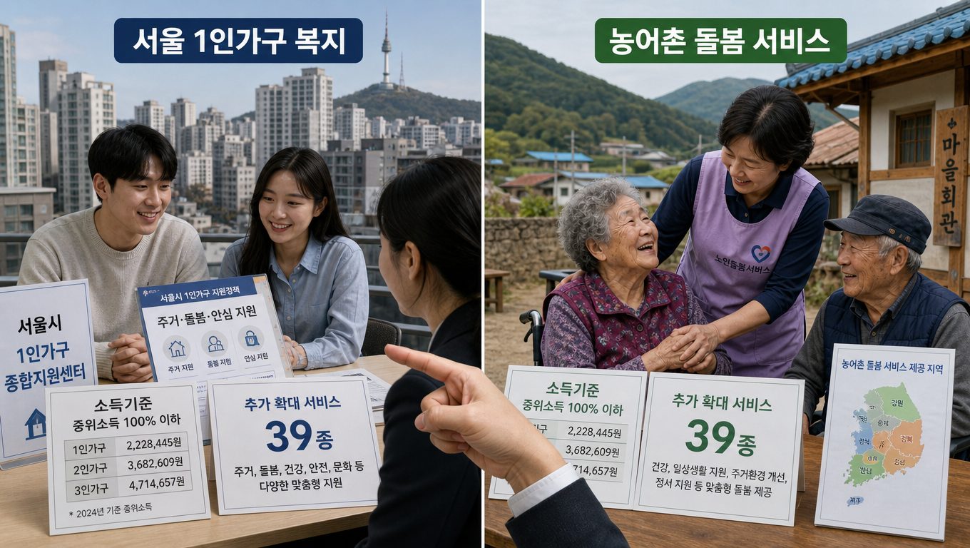 지자체 복지서비스의 지역별 특징과 운영 한계
