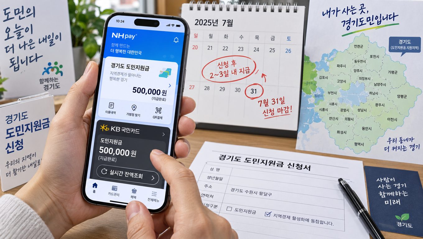도민지원금 신청 후 지급까지 걸리는 시간과 사용 제한