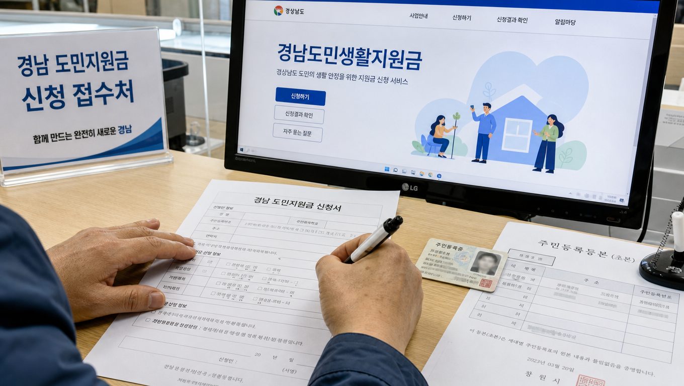 도민지원금 신청 대상과 방법
