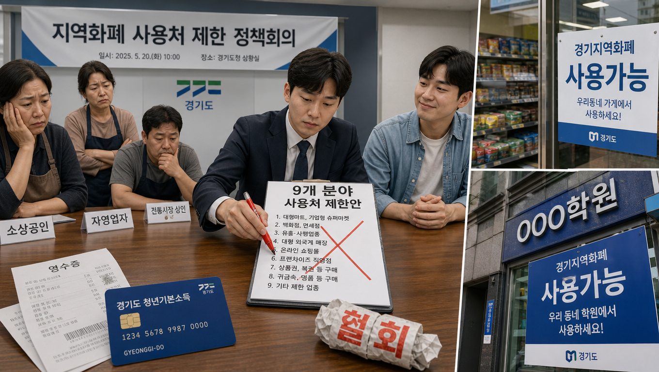 경기도 청년기본소득 사용처 제한 계획은 왜 철회됐나