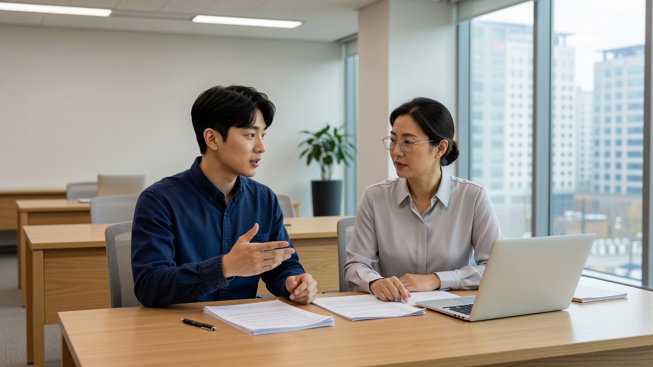 청년 정부 지원금 종류 중 구직촉진수당 지원 장면